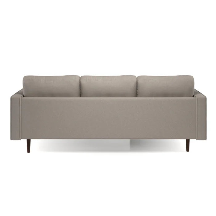 L-Shape Sectional Sofa: 84" Wide Reversible Sofa and Chaise Sectional(Gray Fabric)