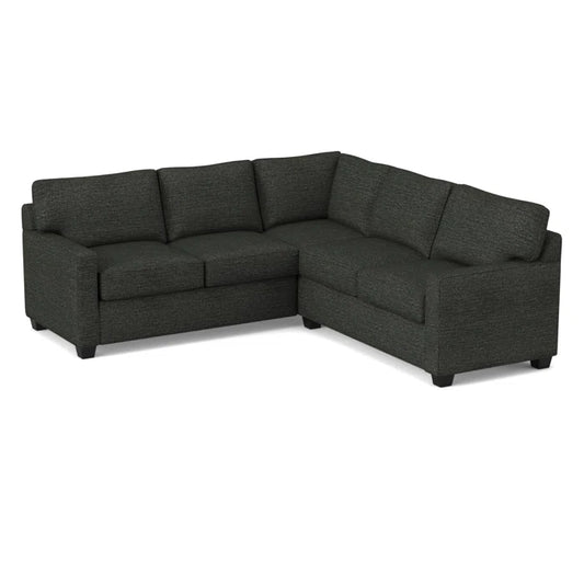 L-Shape Sofa: 90" Wide Symmetrical Corner Sectional(Antic Pepper)