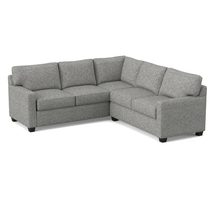L-Shape Sectional Sofa: 90" Wide Symmetrical Corner Sectional(Connelly Dove)