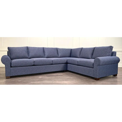 L-Shape Sectional Sofa: 119" Wide Sleeper Corner Sectional(Whim Granite)