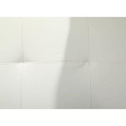 L-Shape Sectional Sofa: 3 - Piece Faux Leather Sectional(Shining Gray)