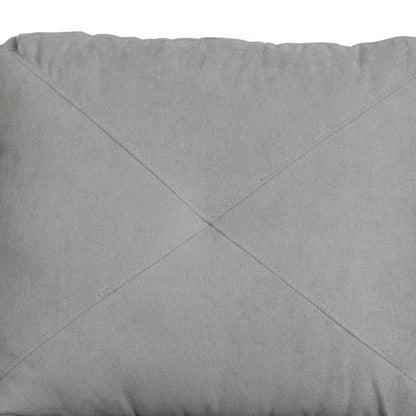 L-Shape Sectional Sofa: 3 - Piece L- Shaped Upholstered Living Room Sectional Sofa(Gray Polyester Blend)