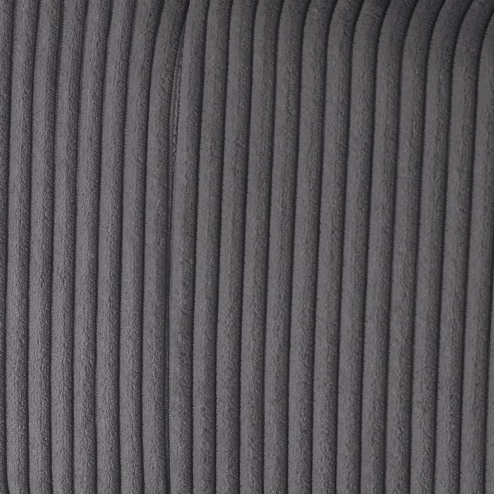 L-Shape Sectional Sofa: 3-Piece Modular Sectional Sofa Combines Modern Design(Gray Corduroy)