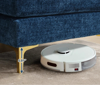 U-Shape Sectional Sofa: 114" Modern Chenille 4 Seater Upholstered Modular Sofa Sleeper With Double Lounge Chaise For Living Room(Blue Chenille)