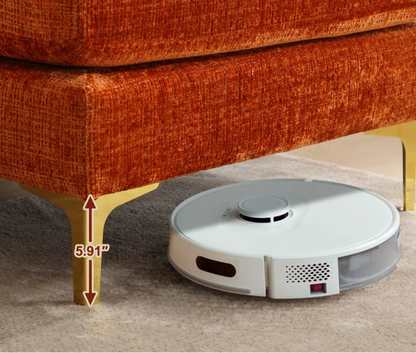 U-Shape Sectional Sofa: 114" Modern Chenille 4 Seater Upholstered Modular Sofa Sleeper With Double Lounge Chaise For Living Room(Orange Chenille)