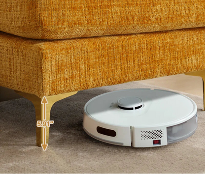 U-Shape Sectional Sofa: 114" Modern Chenille 4 Seater Upholstered Modular Sofa Sleeper With Double Lounge Chaise For Living Room(Yellow Chenille)