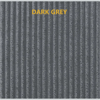 U-Shape Sectional Sofa: 9 - Piece Upholstered Sectional(Gray Corduroy)