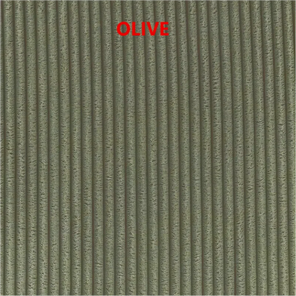 U-Shape Sectional Sofa: 9 - Piece Upholstered Sectional(Green Corduroy)