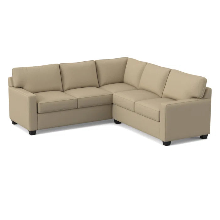L-Shape Sectional Sofa: 90" Wide Symmetrical Corner Sectional(Antic Sahara)