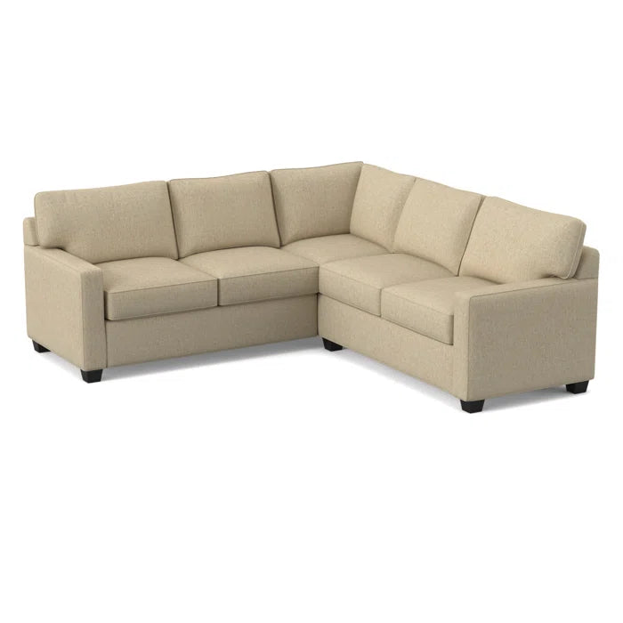 L-Shape Sectional Sofa: 90" Wide Symmetrical Corner Sectional(Dorset Taupe)