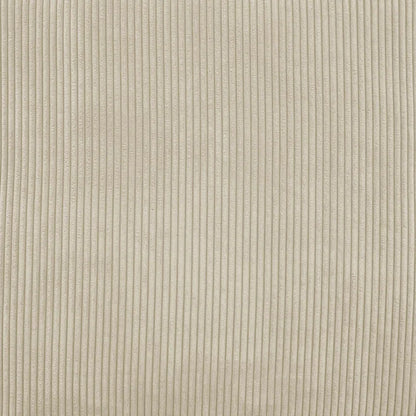 L-Shape Sectional Sofa: 3 - Piece Corduroy Sectional Sofa and Chaise(Beige Corduroy)