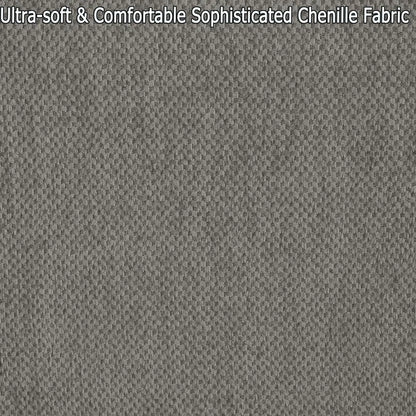 U-Shape Sectional Sofa: Modular 12-piece Oversized 9-seater Corner Sectional Sofa(Gray Polyester)