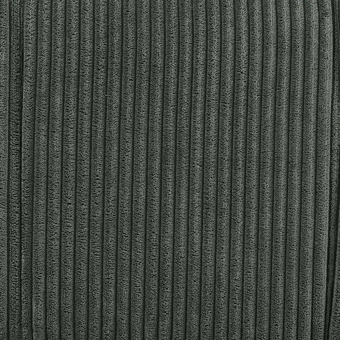 L-Shape Sectional Sofa: 4 - Piece Modular Corduroy Sectional(Dark Green Corduroy)