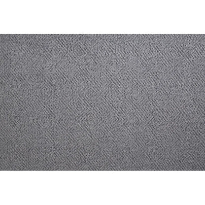 3 Seater Sofa: 96" Tuxedo Arm Sofa with Reversible Cushion(Gray)