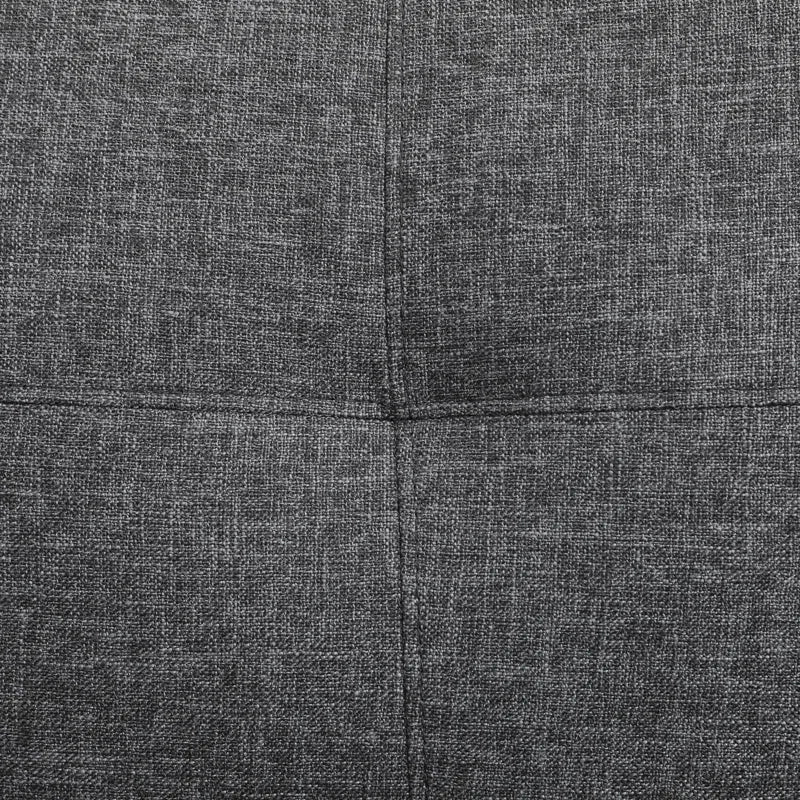 L-Shape Sectional Sofa: 103.5" Upholstered L-Shape Sectional(Black)